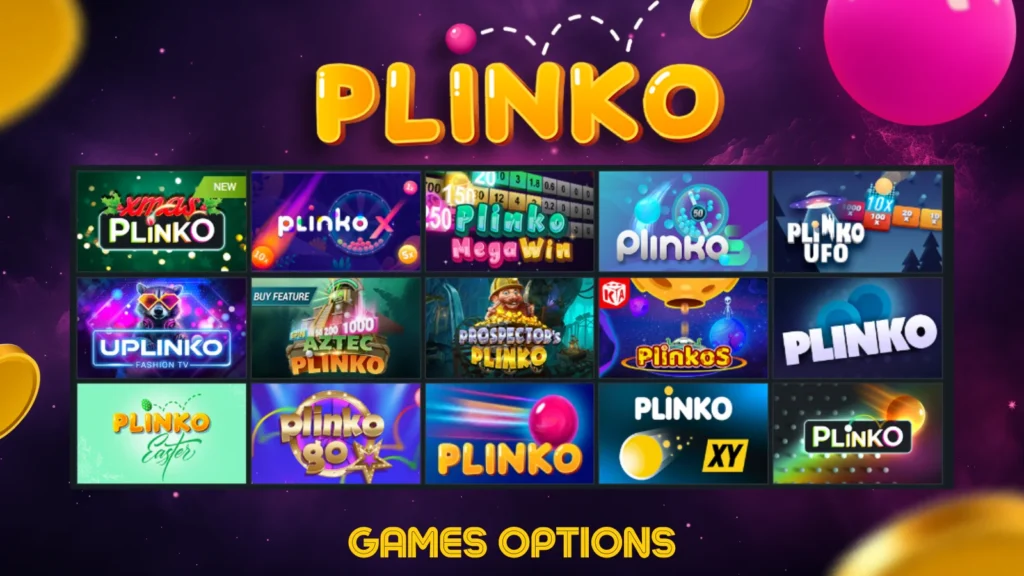 Plinko casino game providers in US.